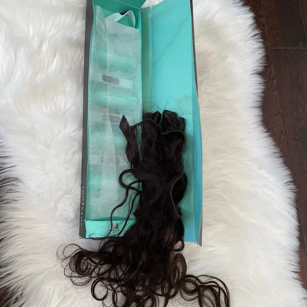 Bobbi Boss Indi Remi Pacific Wave #2 Virgin Hair 2 Wefts Only 18” Length Brown
